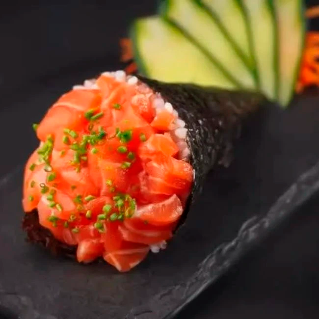 Temaki Salmão Simples
